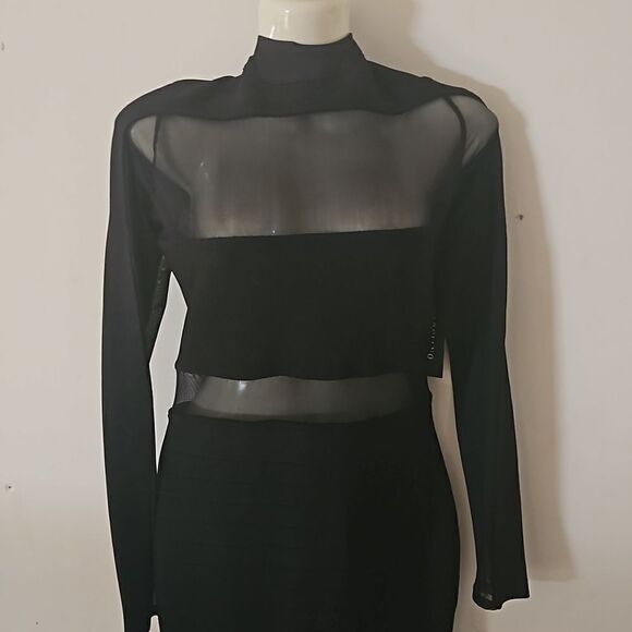 Marciano Women's Citana Bandage Mini Dress Size Small Black - Picture 3 of 16